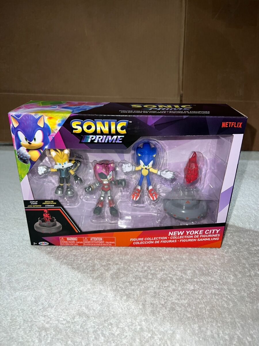 Netflix Sonic Prime, New Yoke City 2.5 Action Figures Multipack Collection