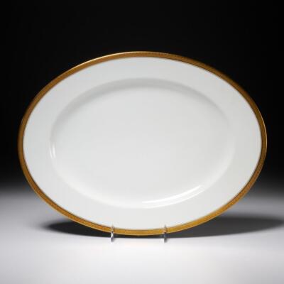 Rosenthal Continental Duchess Gold Encrusted Shell Large Oval Serving Platter