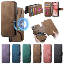 For Samsung Galaxy A15 A23 A16 A25 A54 A53 A04E Magnetic Detachable Wallet Case