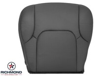 Cubierta de asiento de cuero inferior del lado del conductor gris DK para Nissan Frontier 2018 2019 2020