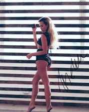 Ine Back Iversen Signed Autographed 8x10 Photo Hot Sexy Model COA 