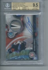 GLEYBER TORRES 2018 BOWMAN CHROME ORANGE REFRACTOR PATCH AUTO 7/25 BGS 9.5 10 AU