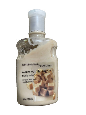 Bath Body Works Pleasures WARM VANILLA SUGAR Body Lotion 8
