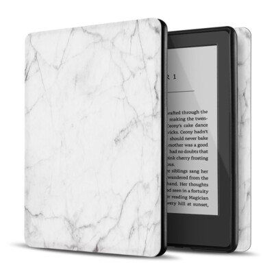 Kindle 10世代 本体 ホワイト 手帳ケース付き Case for Kindle 10 Gen E-reader Slim Smart Cover Auto Sleep Wake