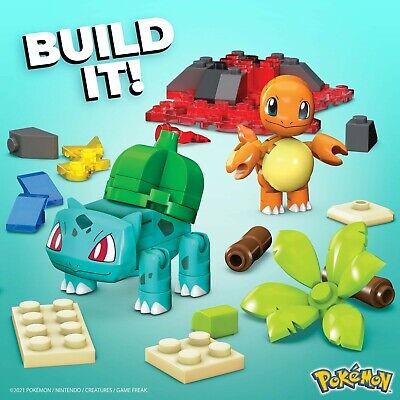 MEGA Pokémon Action Figure Building Toys Set, Kanto Region Team With 130  Pieces, 4 Poseable Characters, Gift Ideas For Kids