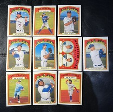 TORONTO BLUE JAYS 2021 Topps Heritage Baseball 10 Card Complete Team Set