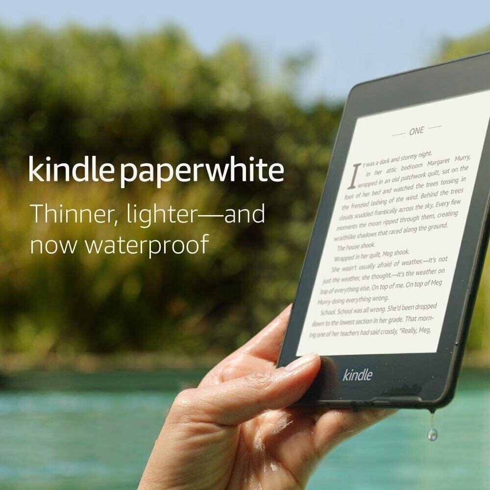 Kindle Paperwhite 2018 10th Generation 8GB WiFi Waterproof Twilight  Blue 810019520488