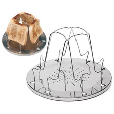 Toast Rack Stove Toaster Folding Breakfast Cooking Sandwich Tray Outdoor Camping
