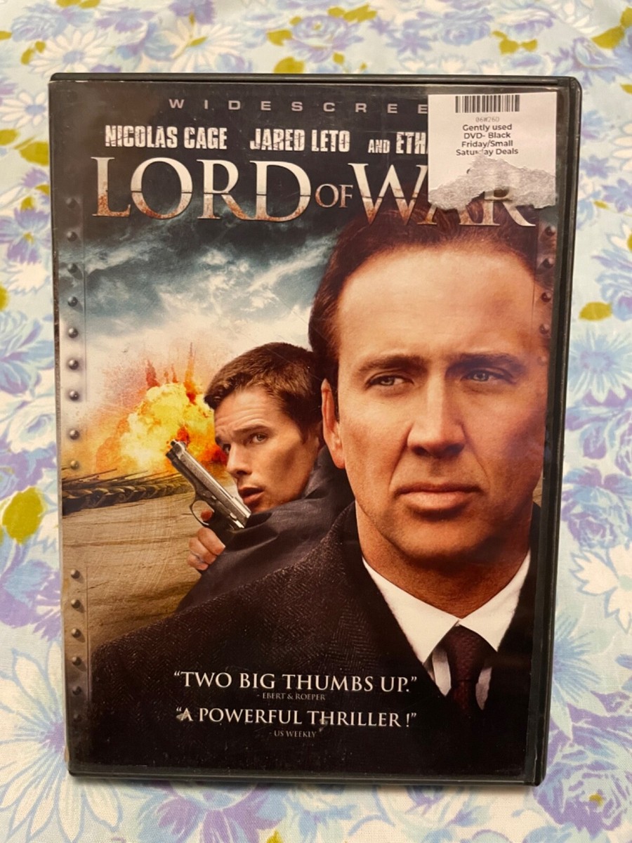 DVD Lord of War Nicolas Cage Jared Leto Ethan Hawke Bridget