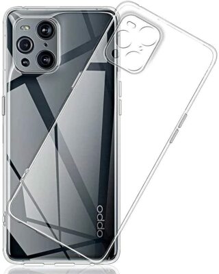 Coque Souple Transparente Anti-choc Pour OPPO Find X3 Pro - Marque Novago - Protection Complète Sans Cacher Le Design
