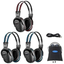 Simolio 3 Wireless Car Headphones For Kia Sedona 2006-2021 Borrego 2007-2021