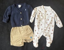 3 Piece Ralph Lauren Baby Boy 3-6 Month Knit ...