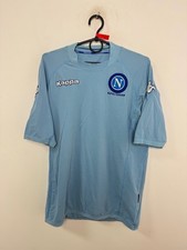 SSC NAPOLI 2003/2004 HOME FOOTBALL SHIRT KAPPA VINTAGE JERSEY SIZE L ADULT