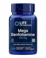 Life Extension Mega Benfotiamine 250Mg Vitamin B1 120 Veg. Kapseln Super Preis