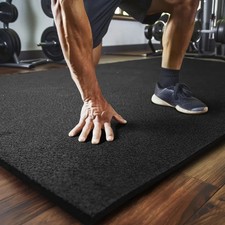 Mohawk 36"x48" Rubber Mat 1/2" Thick Recycled Tire Heavy Duty Gym Garage Outdoor