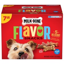 Milk-Bone Flavor Snacks Small Dog Biscuits, 7 Pound Pack of 1 , Multicolored