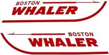 2 Set Boston Whaler Decals for Boat Hull, Mar...
