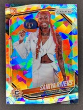 2025 Panini WNBA Prizm SANIYA RIVERS Rookie Silver Ice Variation #150 Sun (B)