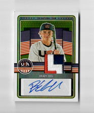 2023 Panini Stars & Stripes USA 15U BRADY EBEL #5/25 AUTO PATCH ROOKIE CARD RC