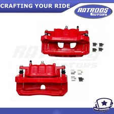 Front Brake Calipers w/ Bracket x2 For Ford 2010 2011 F-150 Expedition Navigator