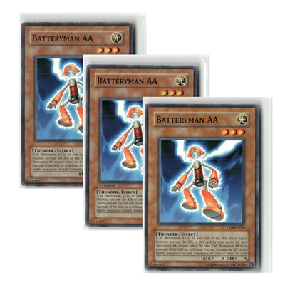 3x Batteryman AA TLM-EN030 Common Unlimited/1st Ed LP/MP