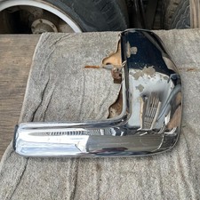 1962 Cadillac Rh Front Bumper End Upper Corner Batwing Chrome Chipped