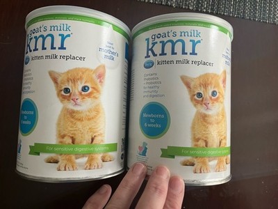 PetAg KMR Goat's Milk Kitten Milk Replacer with Probiotics 12oz 2 pack