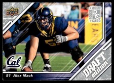 2009 Upper Deck Draft Edition #38 Alex Mack RC Cleveland Browns California