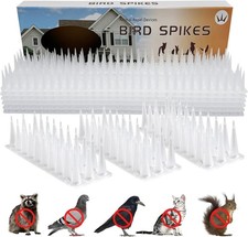 Taubenspikes 12er Set - Hochwertige Vogelabwehr f&uuml;r vielseitige Anwendung