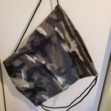 Thirty-One Cinch Sac Camo NIP Drawstring Backpack