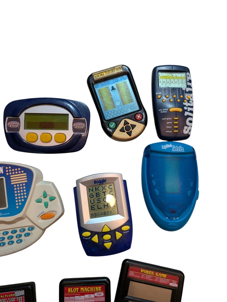 Лот Tiger Radica портативные электронные игры покер пасьянс тетрис Boggle работает - Изображение 2 из 4