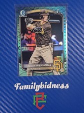 Ryan Wideman RC 2025 1st Bowman Draft  Green Reptilian #27/125 Bowman Padres