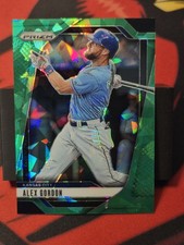 2025 Panini Prizm - Alex Gordon #8 Green Ice Prizm Royals