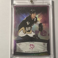 2023-24 Upper Deck Black Diamond Hockey Mario Lemieux  Legend Purple 26/49