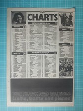 Nme Music Chart mini poster personal birthday gift - music lovers 10th Oct 1992