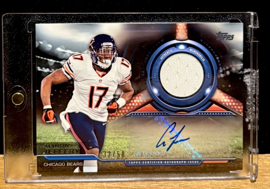 2014 Topps Auto Relics /50 Alshon Jeffery #TAR-AJ Auto 
