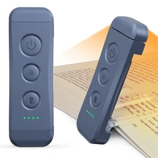 Glocusent USB Rechargeable Book Light for Reading in Bed Portable Clip-on LED...