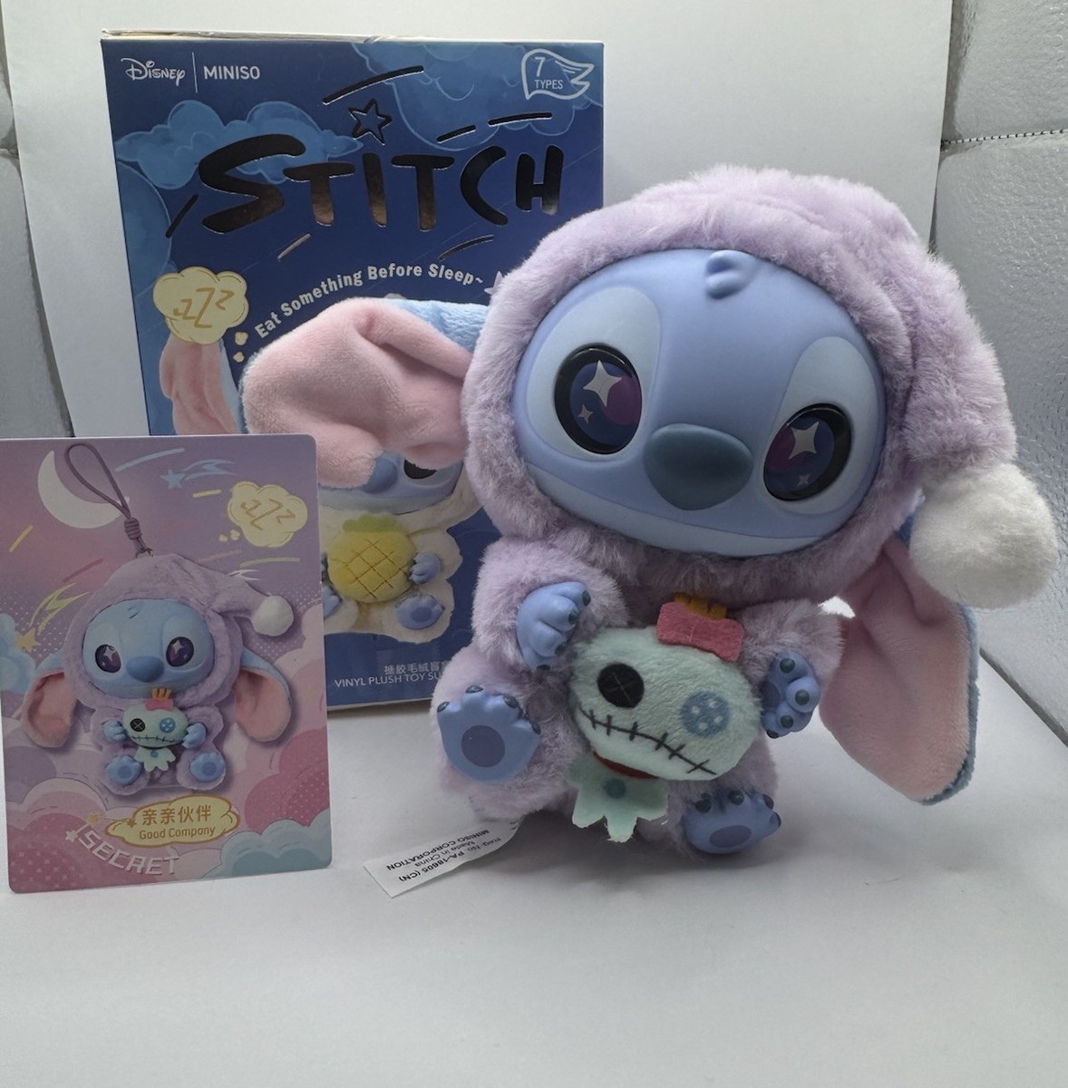 MINISO STITCH EAT SOMETHING BEFORE SLEEP SERIES - GOOD COMPANY