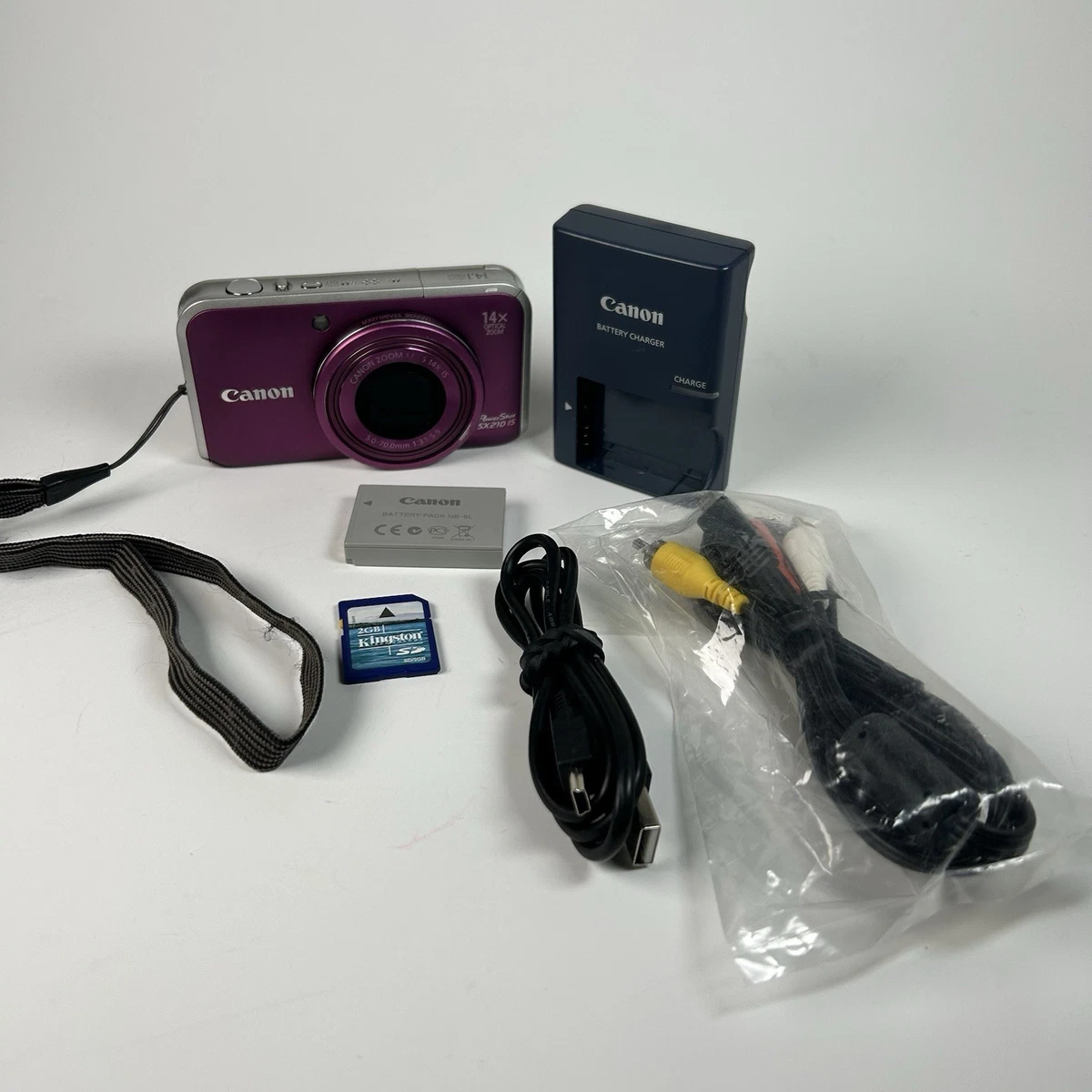 Canon PowerShot SX210 IS パープル 本体と付属品 canon powershot sx210 is products for sale | eBay