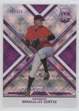 2016 Panini Elite Extra Edition Aspirations Purple /200 Braulio Ortiz #172 nh6