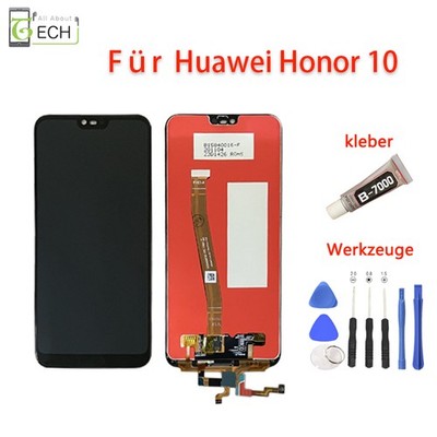 Für Huawei Honor 10 LCD Display Touch Screen mit Fingerprint Bildschirm K...
