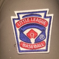 Vintage LITTLE LEAGUE BASEBALL Sports League PATCH Felt Red White Blue Patch