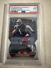 2022 Bowman University Chrome - Chrome Prospect Autographs Cameron Ward RC