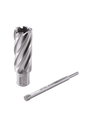 Actool 1 Diameter × 2 Depth Of Cut Hss Annular Cutter With 3/4'' Weldon Shank