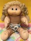 Vtg CPK Tsukuda Girl Tan Double Braids Brown Eyes HM1 Made In Japan 🇯🇵