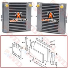 L&R Secondary Auxiliary Radiator For BMW F87 F80 F83 M2 M3 M4 S55 2015-2020