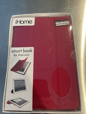 Red iHome Smart Book Case for iPad Mini