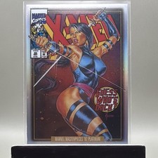 2024 Marvel Masterpieces '92 Platinum Psylocke Rainbow Cover Varienht 65-V