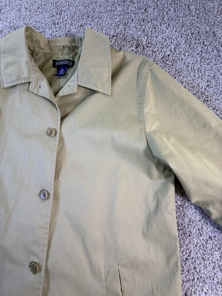 Women’s Lands’ End Light Weight Jacket Size Small 6-8 Green  - Image 4 of 4
