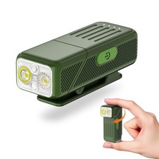 EDC Flashlight Rechargeable Clip-On Light with 90  Rotatable Head, ... Fast